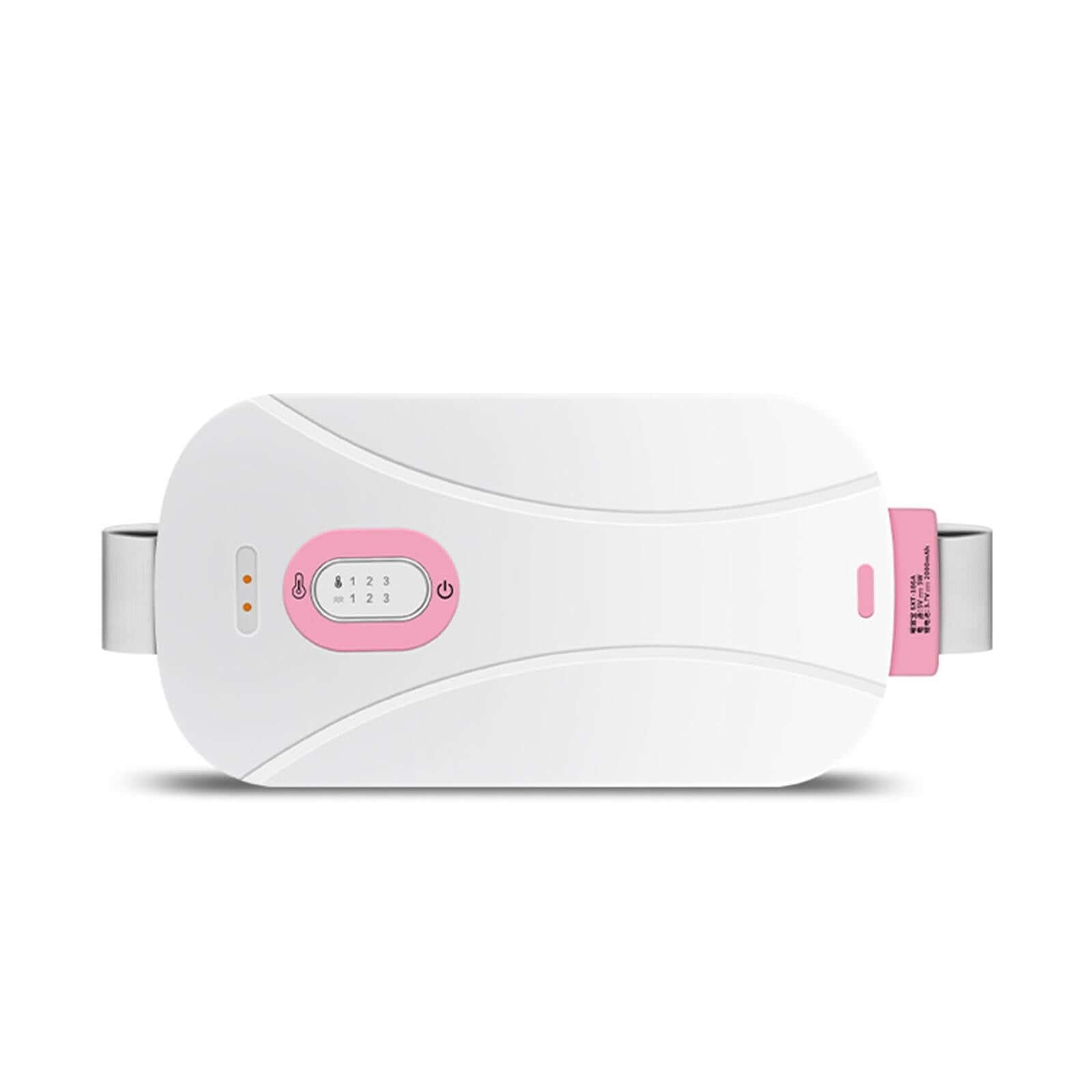 Portable menstrual cordless electric heating pad for soothing relief, designed to target cramps and discomfort with adjustable heat settings for comfort during your period.