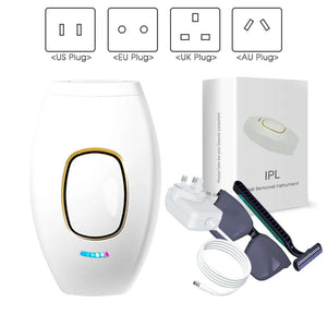 Painless laser hair removal epilator for smooth, hair-free skin, designed to use advanced laser technology to safely and effectively remove hair without pain or irritation.