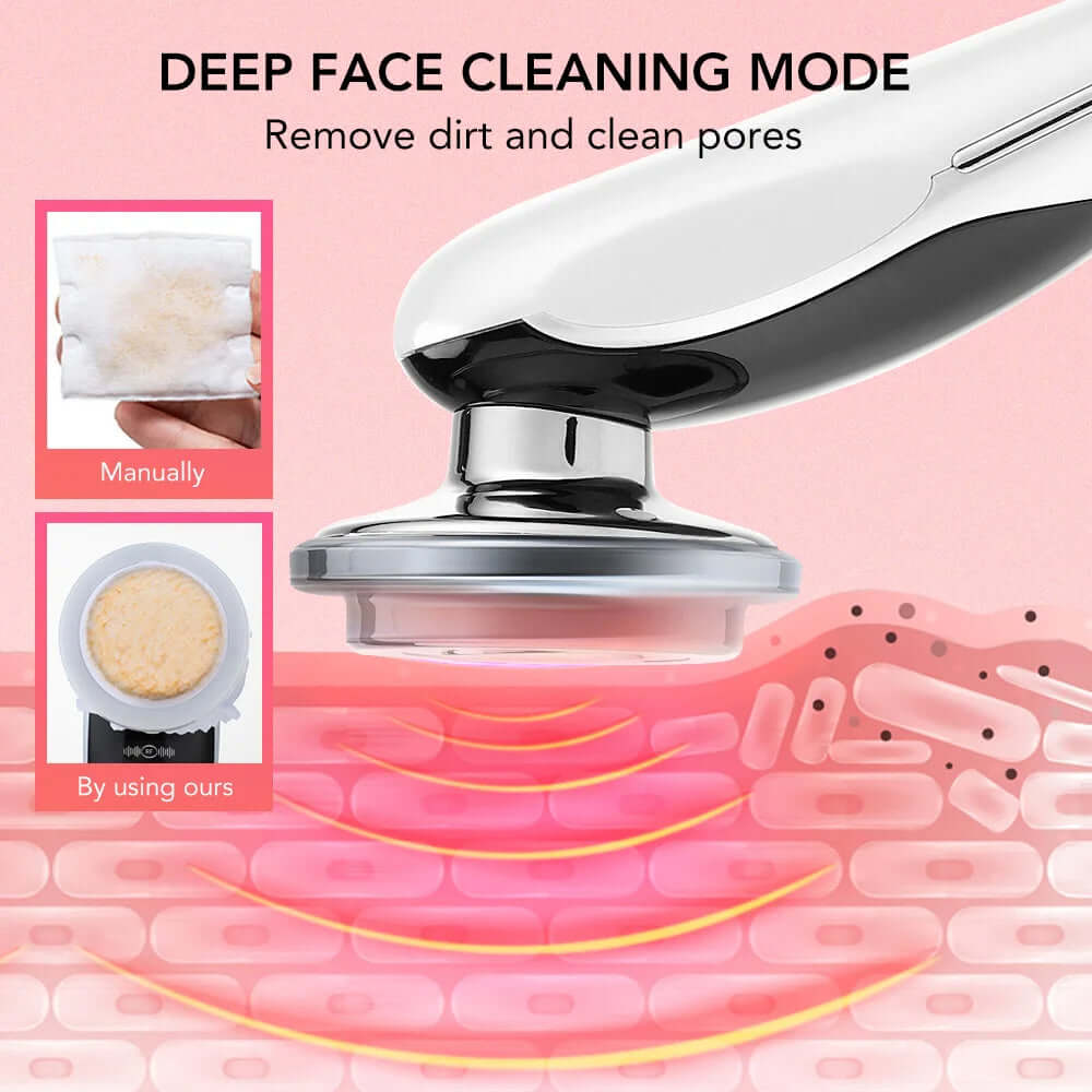 7-in-1 EMS face lifting device for rejuvenating and toning, designed to use advanced EMS technology to tighten skin, reduce wrinkles, and enhance facial contour.