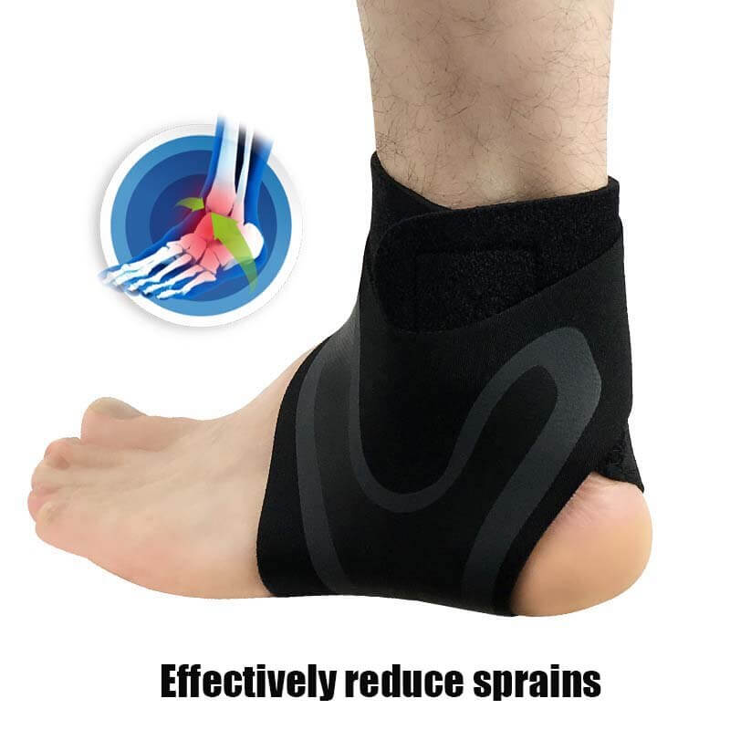 Ankle brace for providing support and stability, designed to prevent injury, reduce swelling, and aid in recovery during physical activities or daily use.