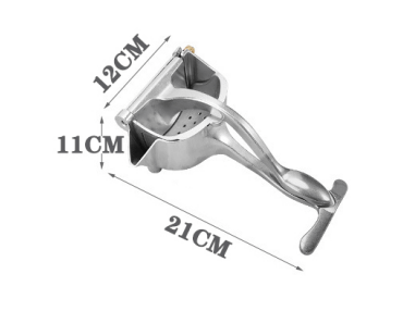 Manual hand citrus squeezer for effortless juicing, designed to extract maximum juice from lemons, limes, and oranges with minimal effort and mess.