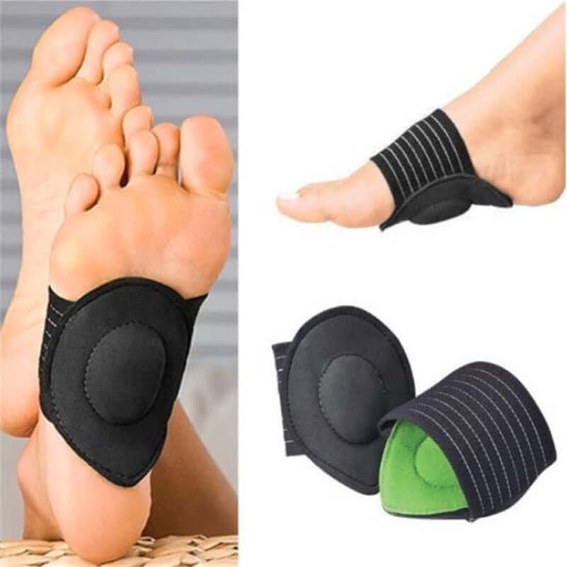 2x arch support foot cushion pads for enhanced comfort and pain relief, designed to support the arch and reduce pressure, providing all-day comfort for your feet.