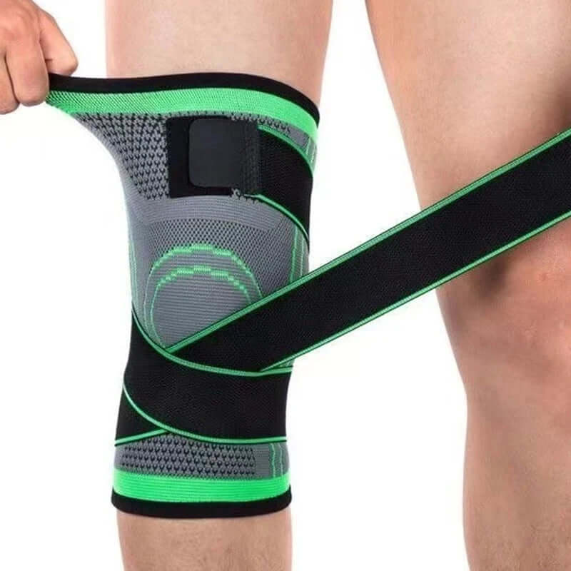 Pressurized elastic knee pads for enhanced support and comfort, designed to relieve knee pain, improve stability, and provide protection during physical activities or recovery.