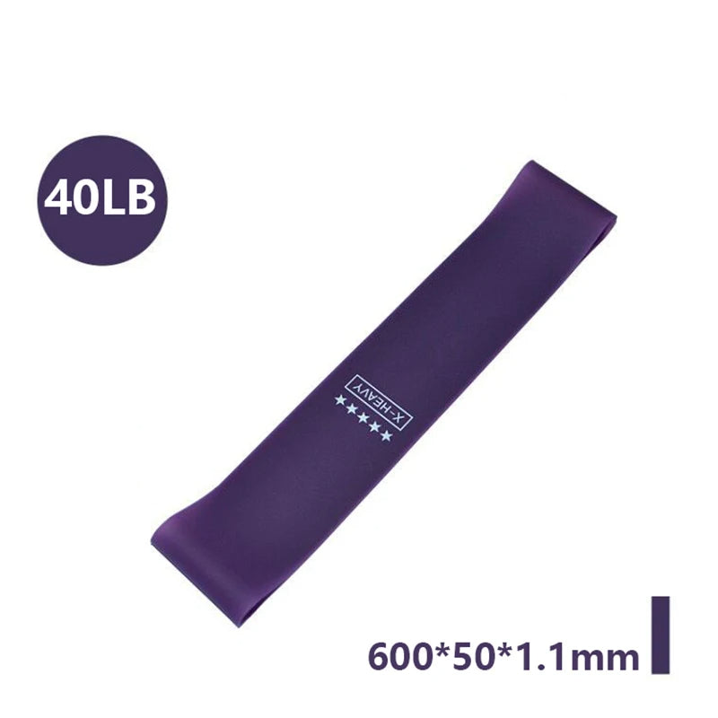 Fitness workout rubber resistance band for strengthening and toning, designed to enhance flexibility and muscle endurance during workouts with adjustable resistance levels.