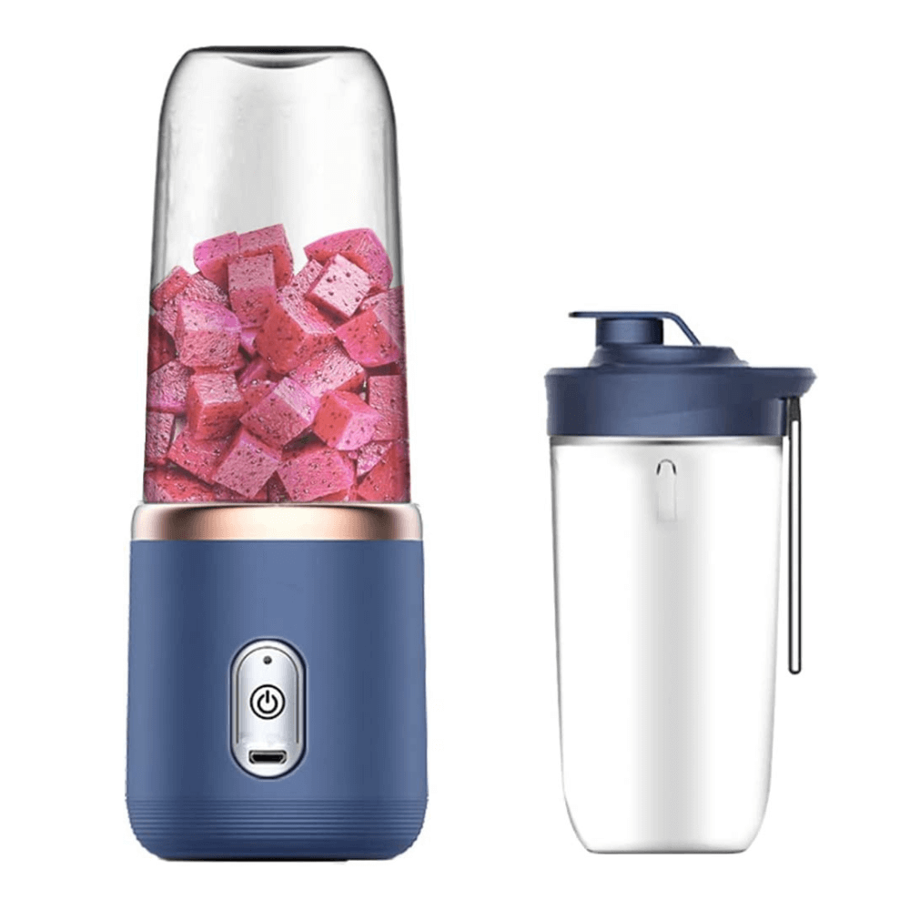 Portable electric juicer cup for on-the-go fresh juices, designed to blend fruits and vegetables effortlessly, providing a convenient and nutritious drink anytime, anywhere.