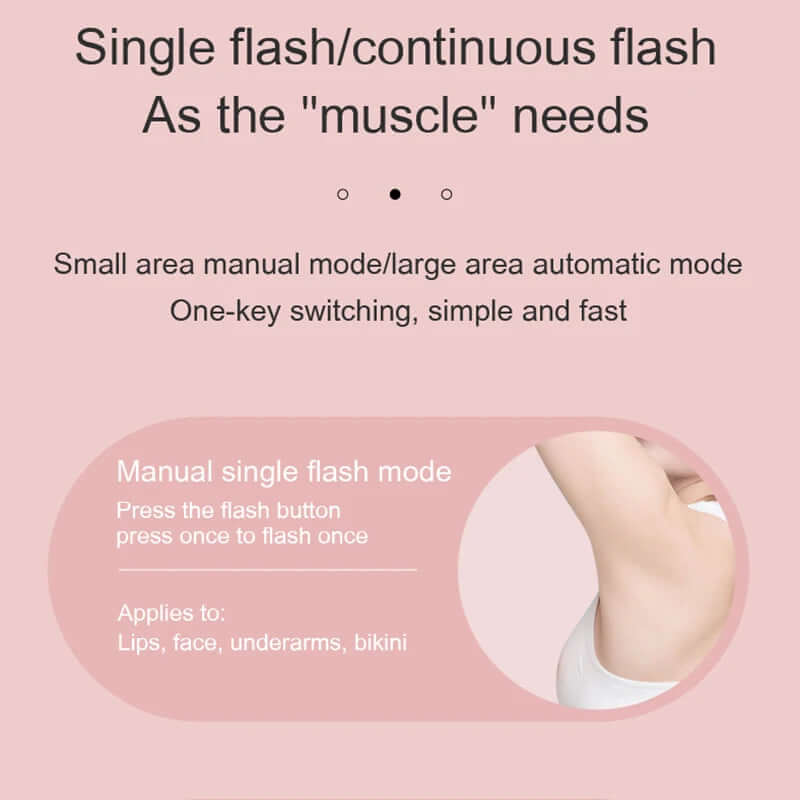 Painless laser hair removal epilator for smooth, hair-free skin, designed to use advanced laser technology to safely and effectively remove hair without pain or irritation.