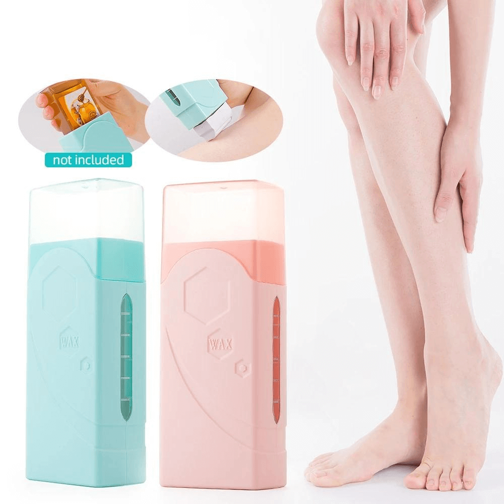 Depilatory wax heater for safe and even wax melting, designed to provide a smooth, professional waxing experience at home with adjustable temperature control.