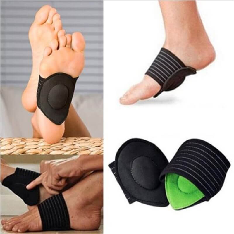 2x arch support foot cushion pads for enhanced comfort and pain relief, designed to support the arch and reduce pressure, providing all-day comfort for your feet.