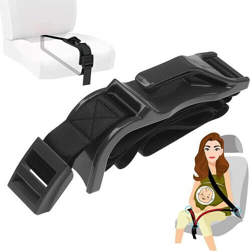 Adjustable seat belt extender for enhanced comfort and safety, designed to provide a better fit for individuals with larger body types or those recovering from surgery.