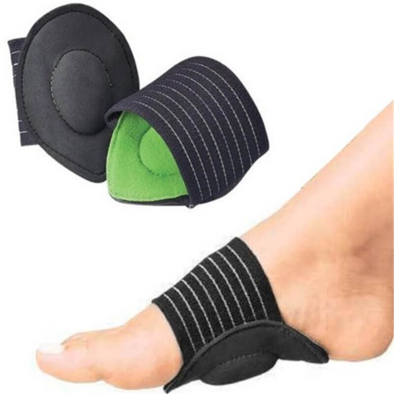 2x arch support foot cushion pads for enhanced comfort and pain relief, designed to support the arch and reduce pressure, providing all-day comfort for your feet.