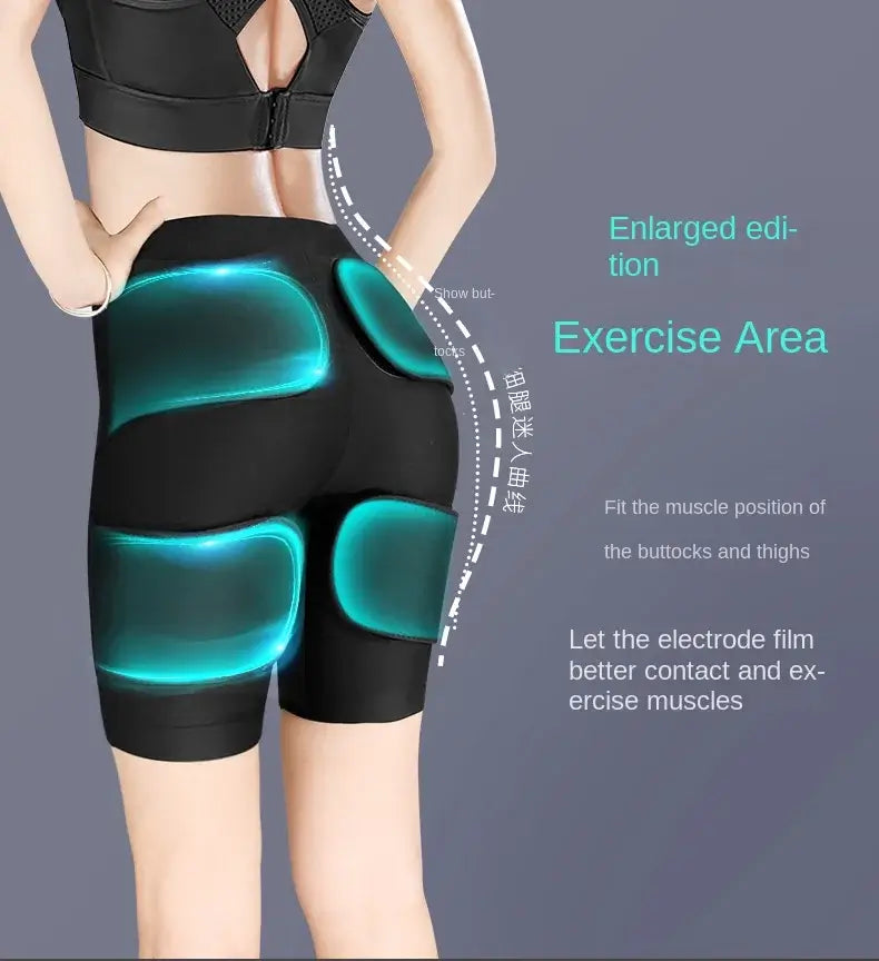 Pelvic floor trainer EMS shorts for strengthening and toning, designed to improve pelvic health, support postpartum recovery, and enhance muscle control with EMS technology.