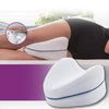 Knee pillow for side sleepers, designed to align the spine and relieve pressure on the hips and knees, ensuring a more comfortable and restful night's sleep.