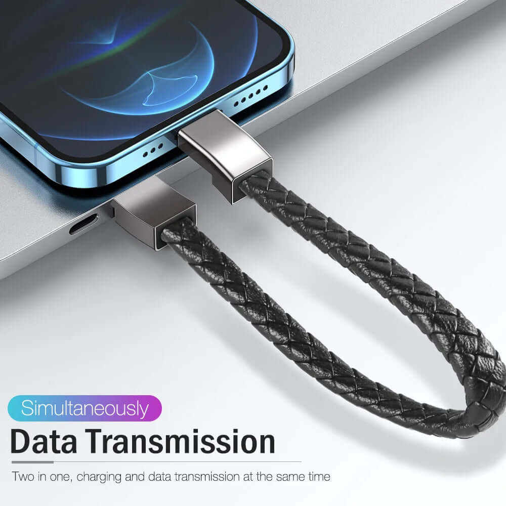 Bracelet charging cable for convenient on-the-go charging, designed as a stylish accessory that doubles as a functional USB charging cable for your devices.