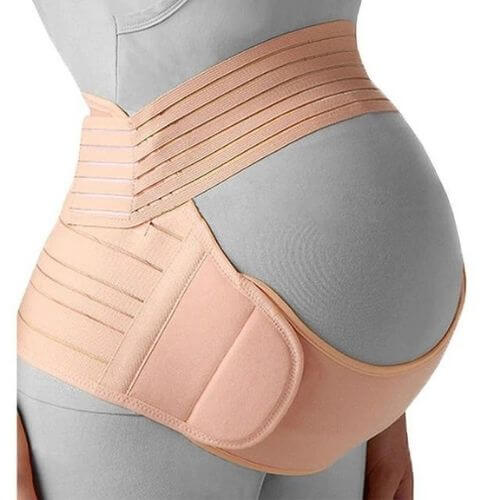 Pregnant belly band for supporting the lower back and abdomen, designed to relieve pregnancy-related discomfort and provide comfort during daily activities.