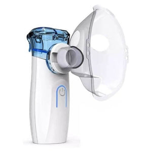 Handheld nebuliser for portable respiratory relief, designed to deliver fine mist medication for easier breathing and effective treatment of respiratory conditions.